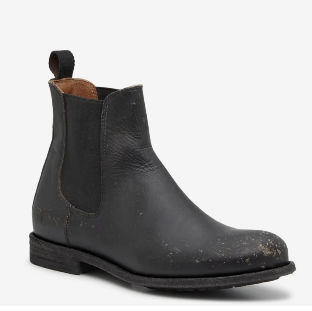 Frye Tyler Distressed Leather Chelsea Boots